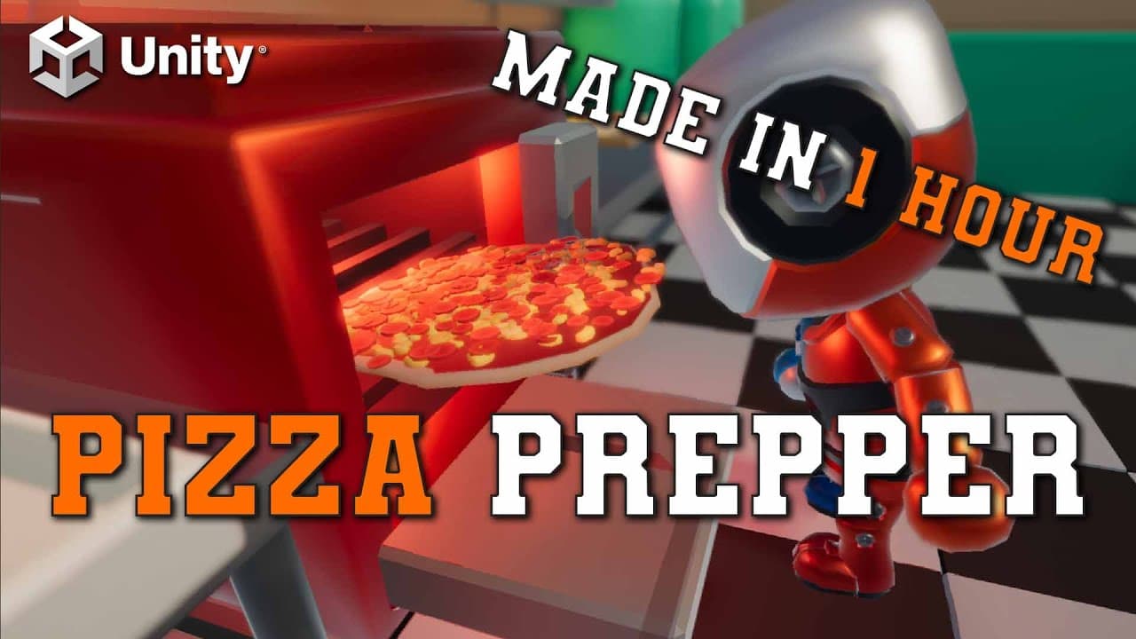 I made a pizza cooking game in 1 HOUR!