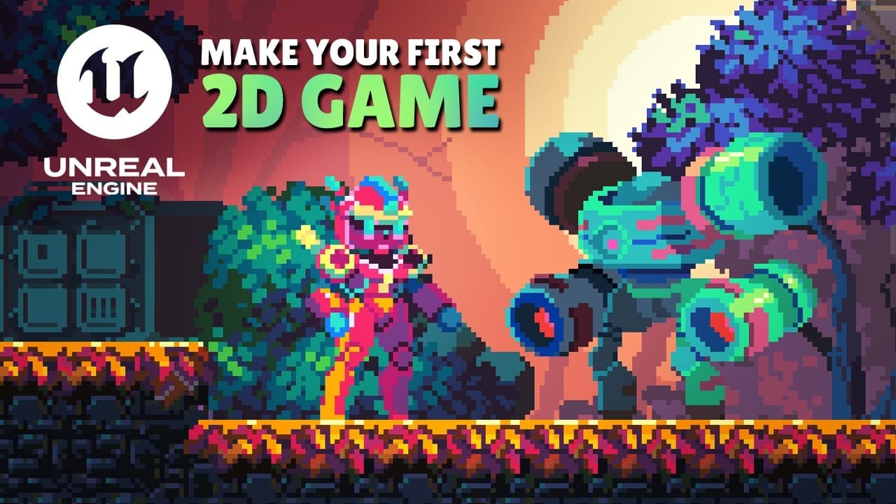 Learn how to make a 2D game with me in UE5 (REUPLOAD)